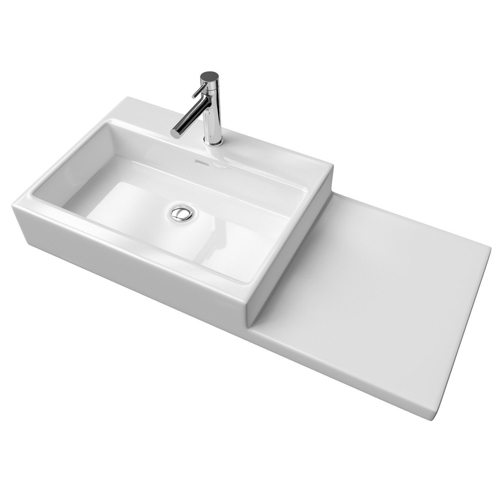 Laufen and Geberit - bathroom set 02 3D model_1