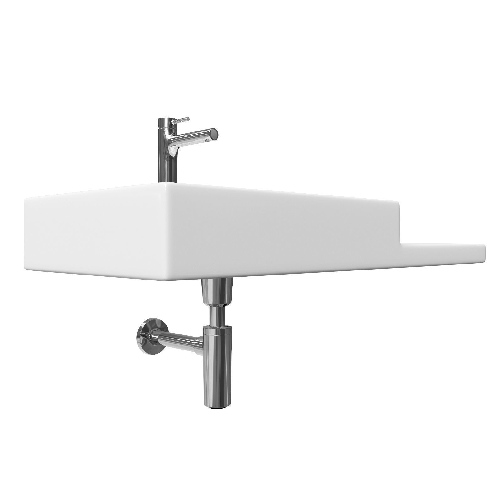 Laufen and Geberit - bathroom set 02 3D model_2
