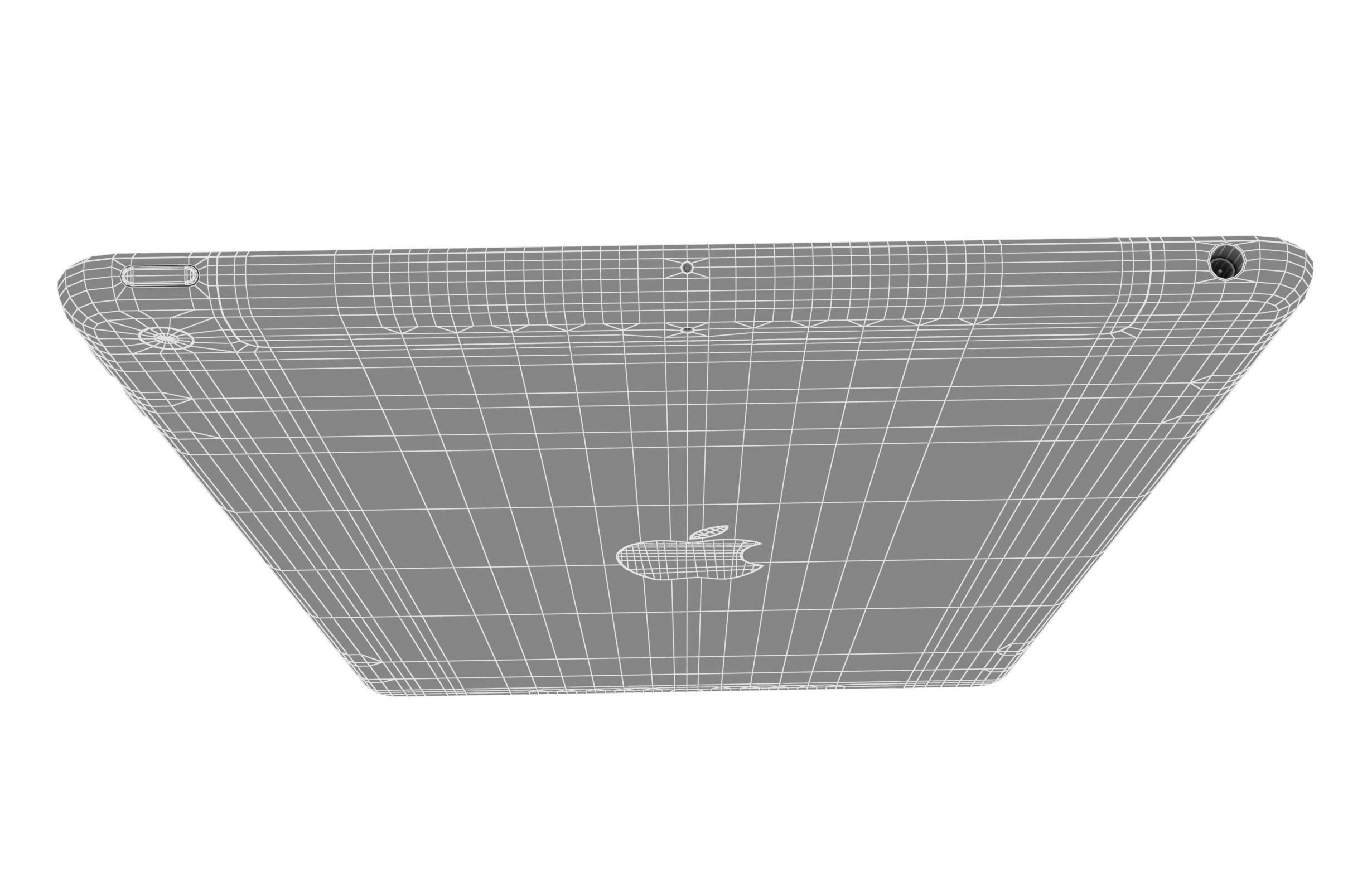 Apple iPad 9 7 2018 WifiCellular Space Gray 3D model_17