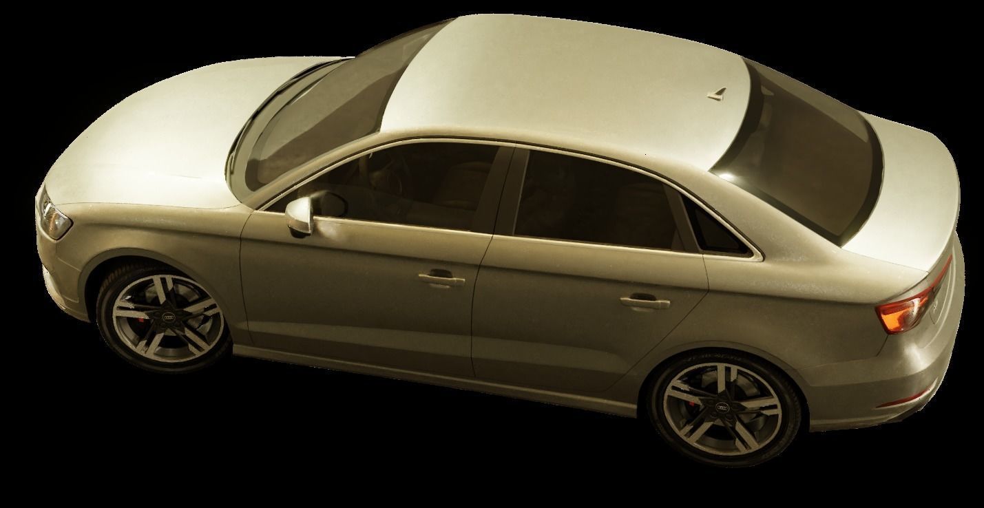 Audi A3 8V Sedan Low-poly 3D model_14
