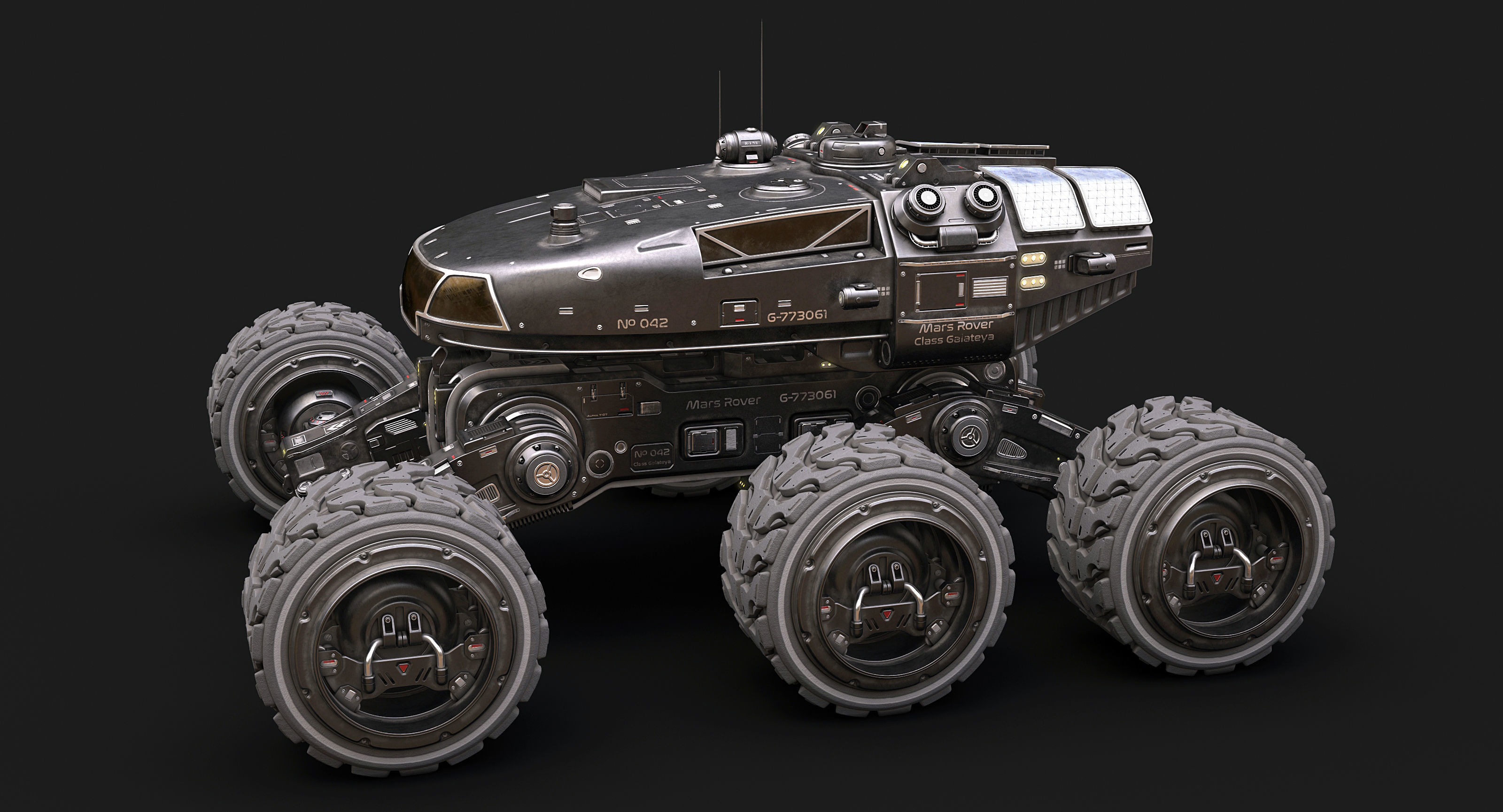 Mars Rover 3D model_3