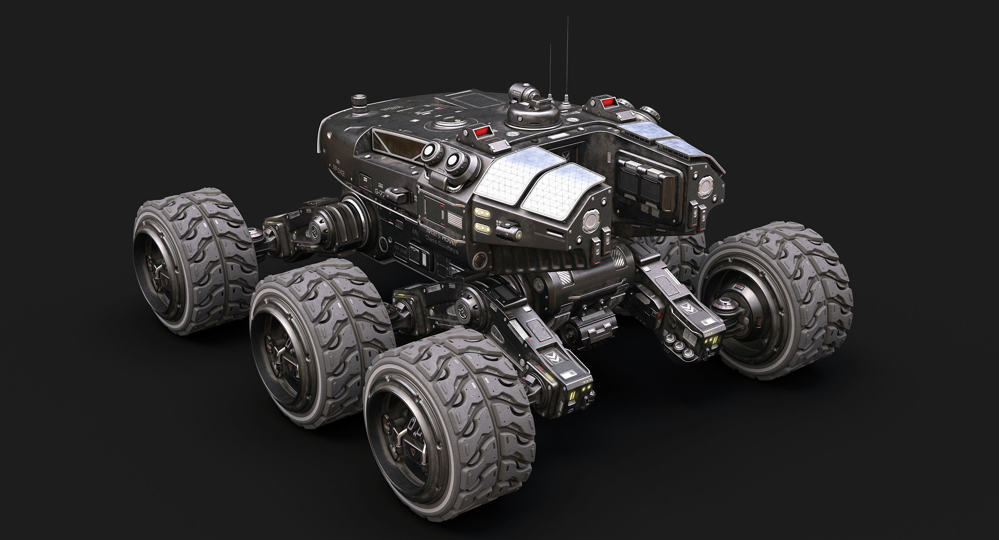 Mars Rover 3D model_4
