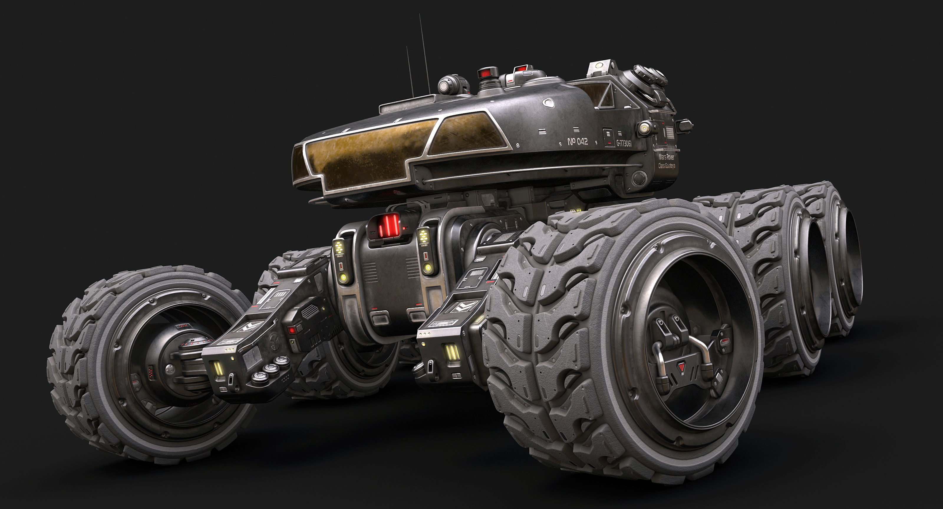 Mars Rover 3D model_2