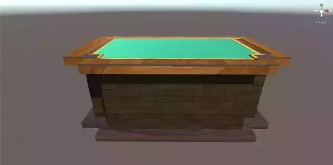 3D model office table gangster