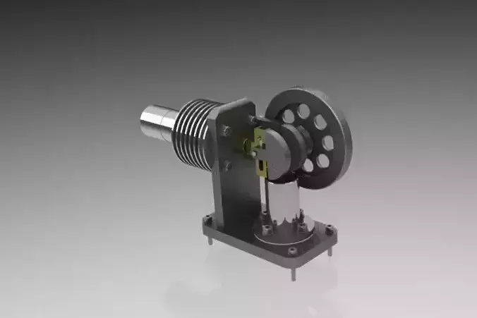 Horizontal Stirling Motor