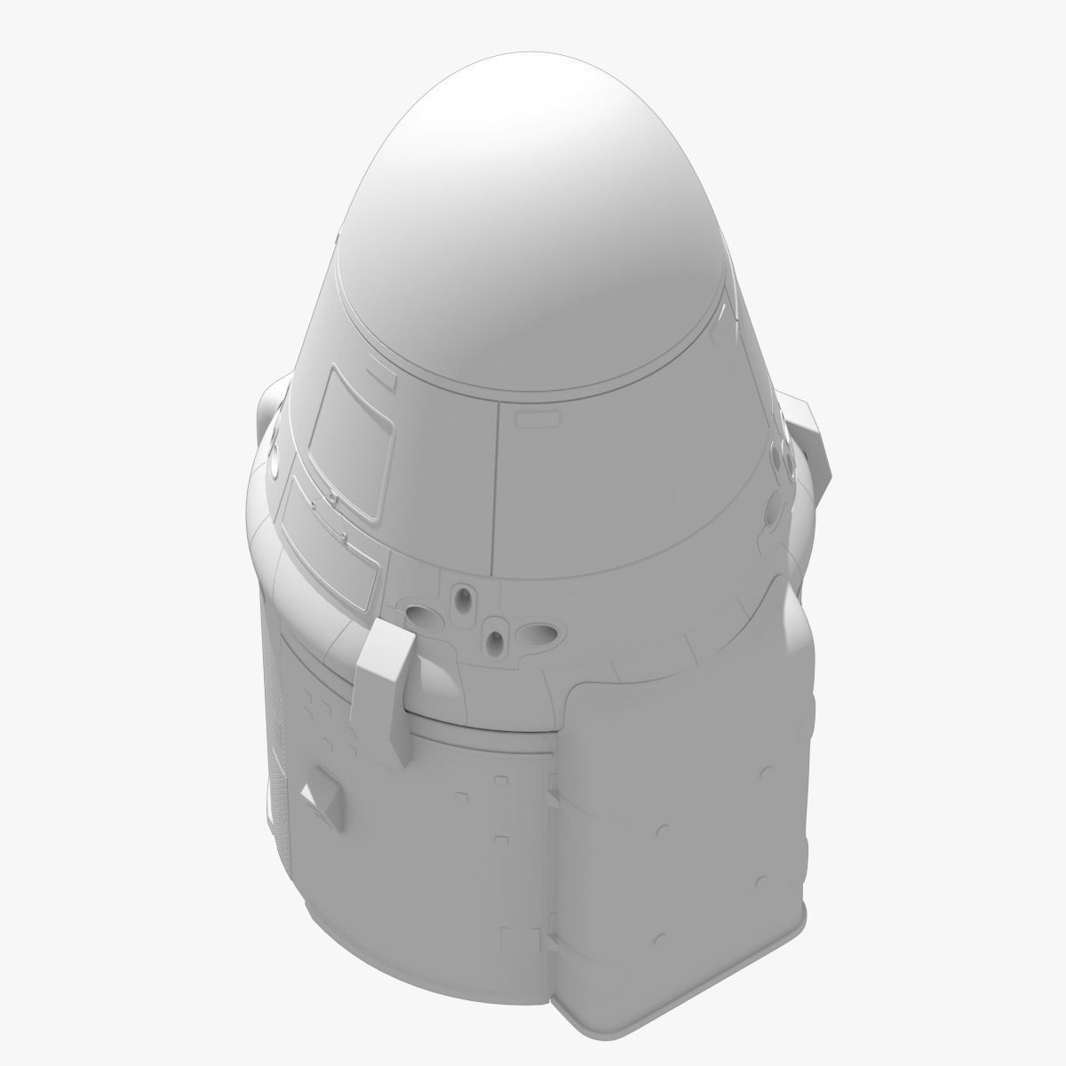 Dragon Capsule SpaceX 3D model_16