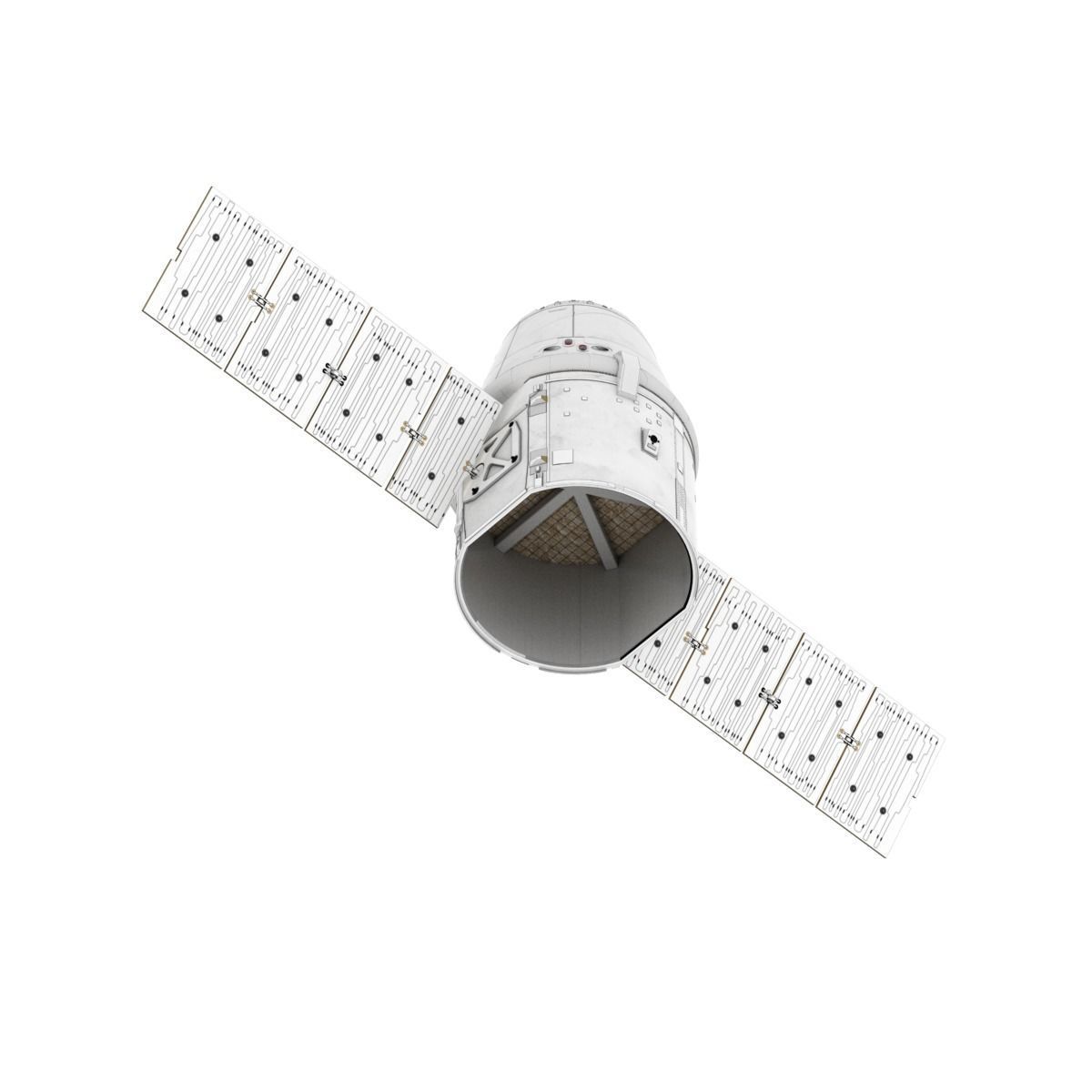 Dragon Capsule SpaceX 3D model_8