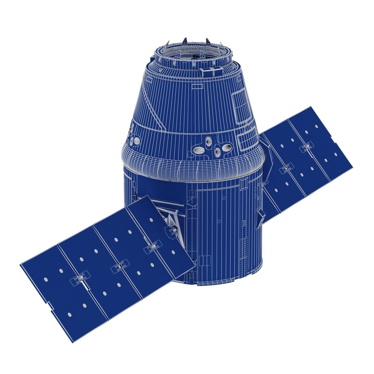 Dragon Capsule SpaceX 3D model_13