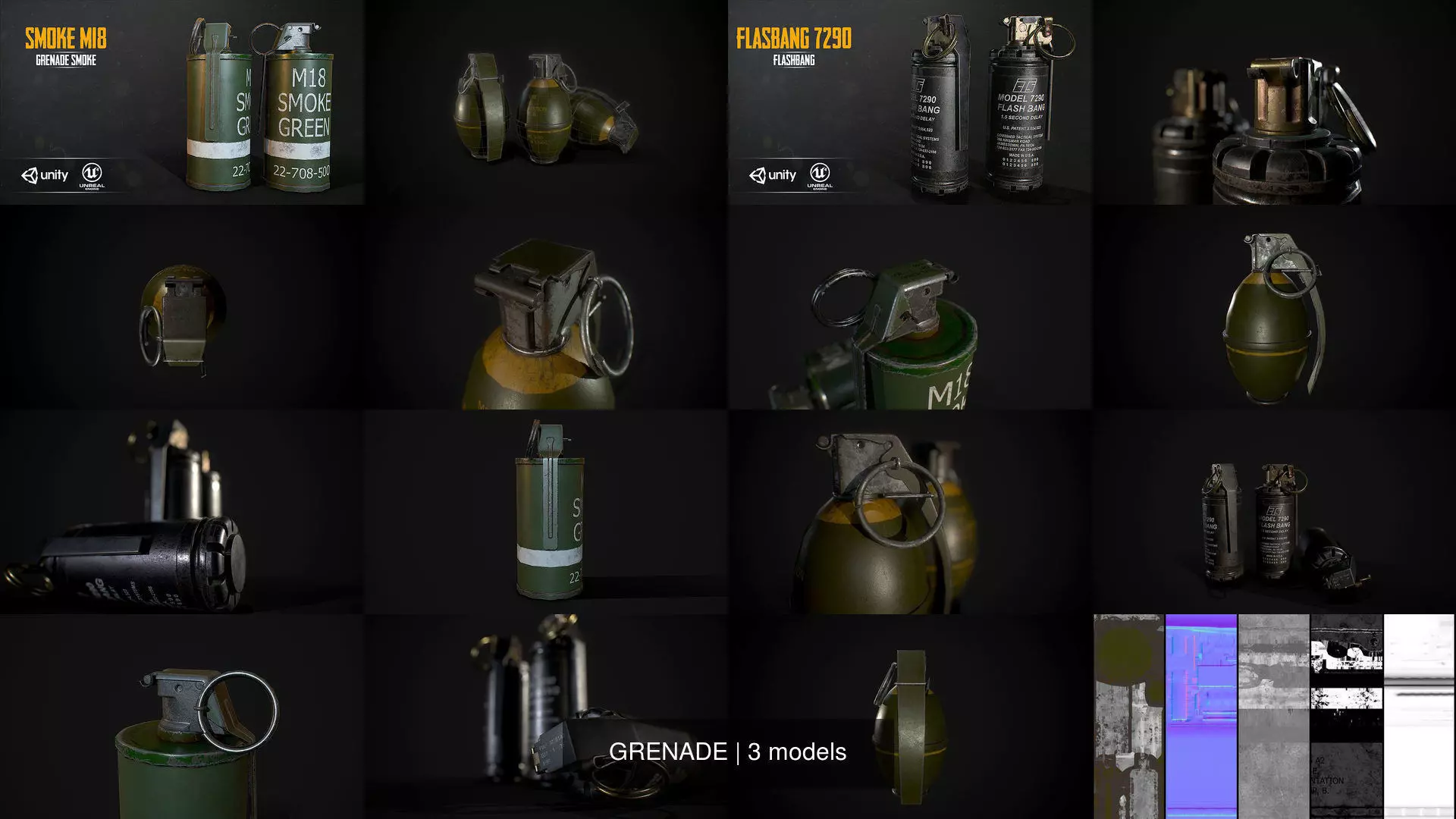 GRENADE smoke 3D Model Collection_0