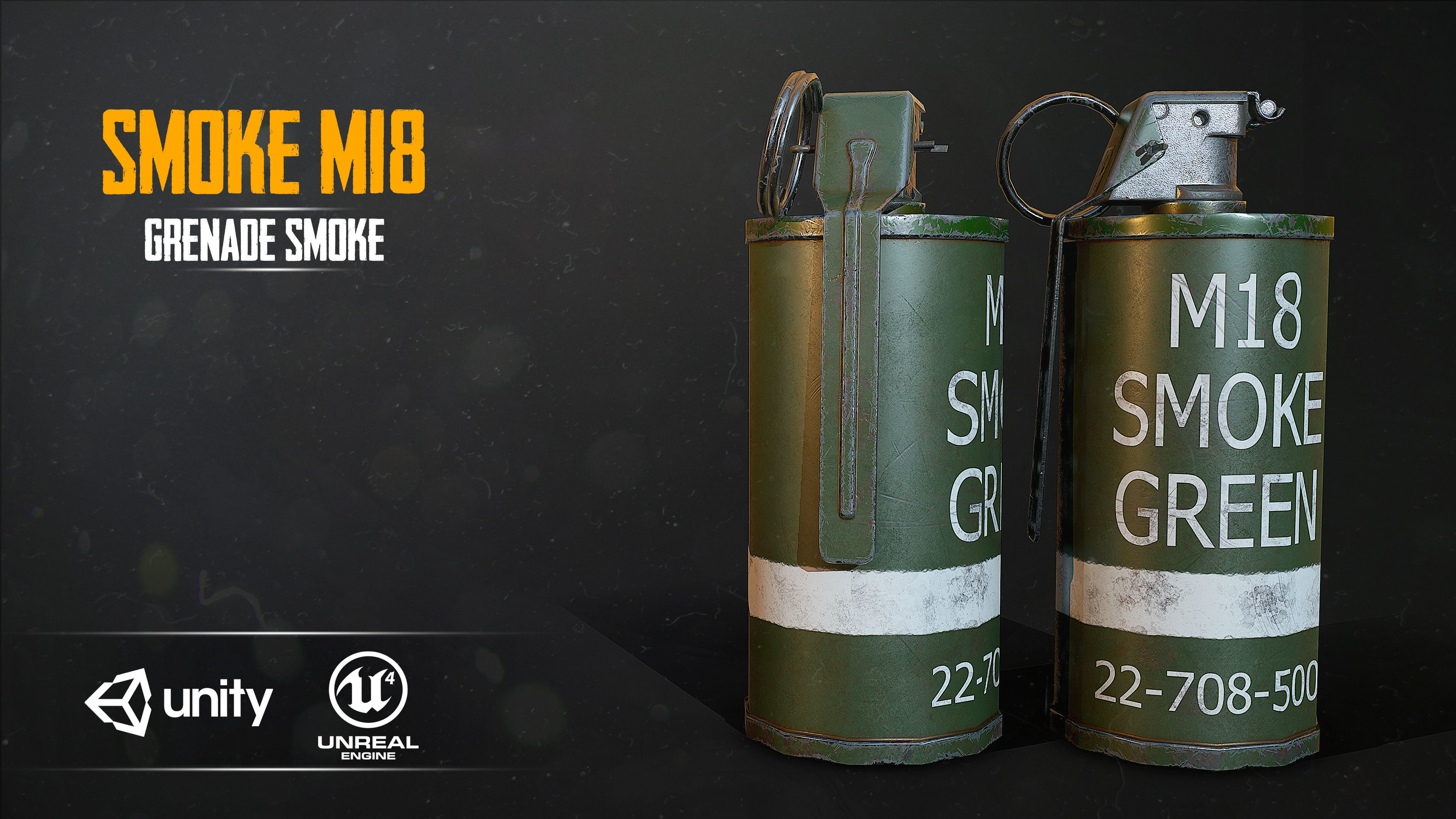 GRENADE smoke 3D Model Collection_1