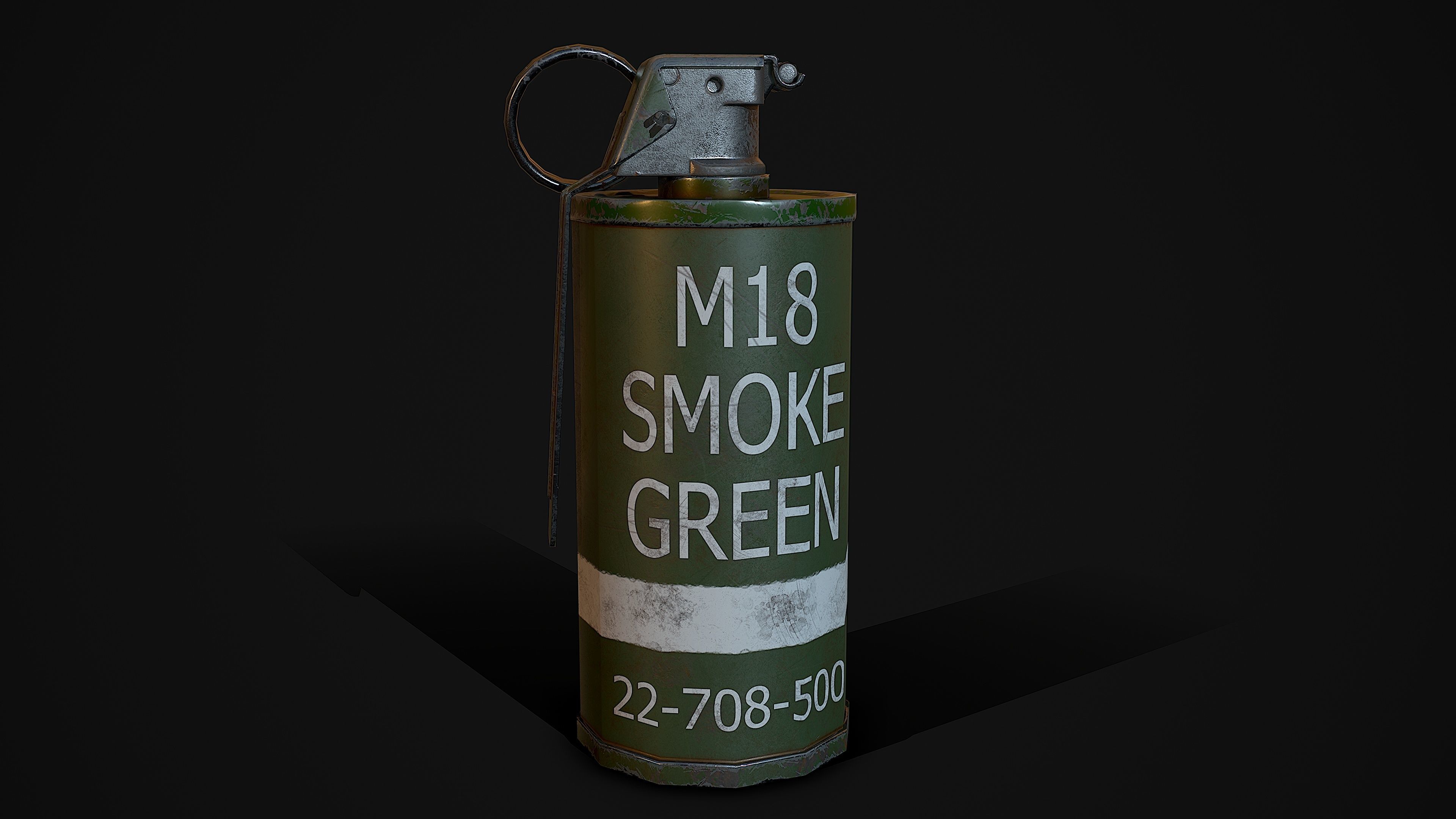 GRENADE smoke 3D Model Collection_2