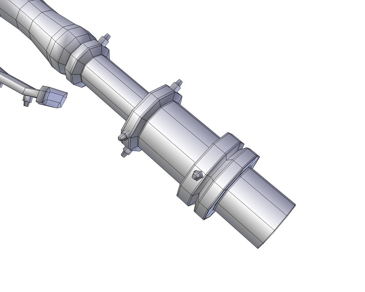 Steampunk Character Low-poly 3D model_76