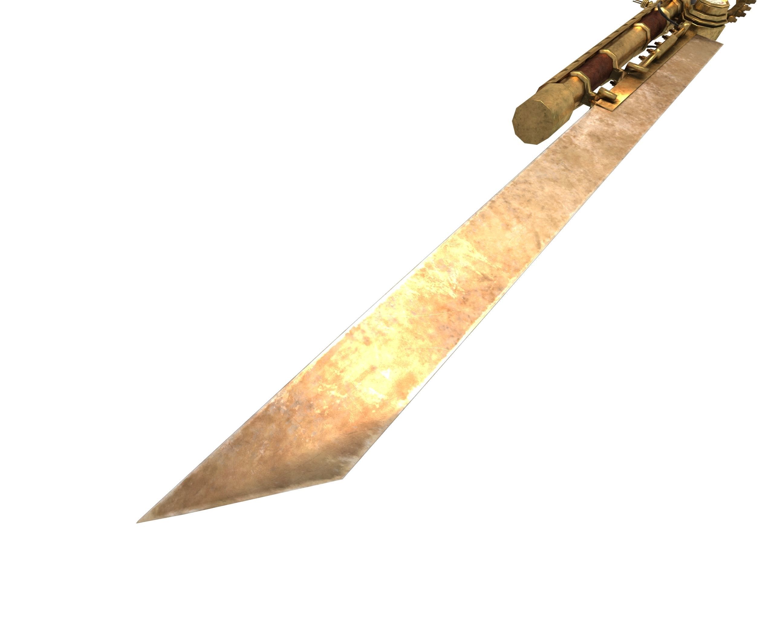 Steampunk Character Low-poly 3D model_32