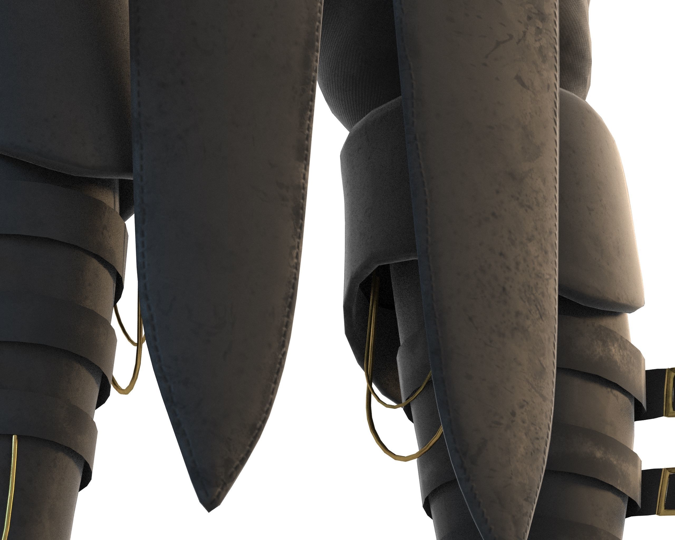 Steampunk Character Low-poly 3D model_26