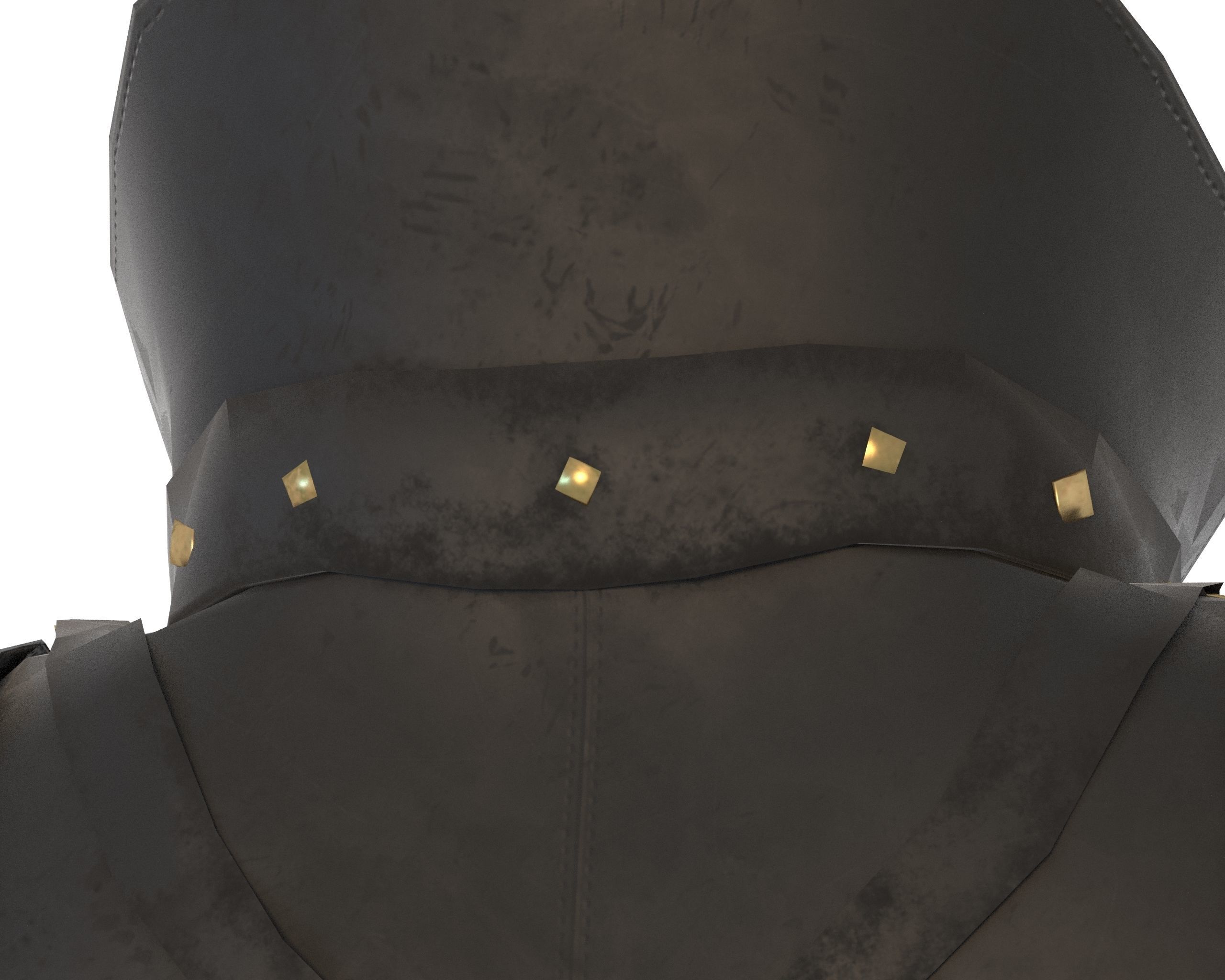 Steampunk Character Low-poly 3D model_16