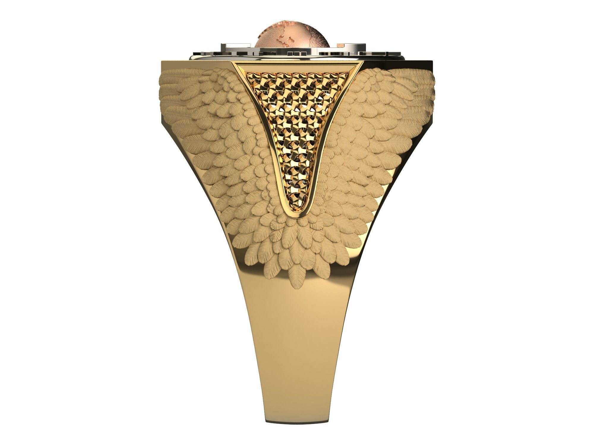 Ring 0196 3D print model_4