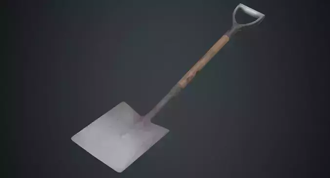 Spade 1B Low-poly 3D model