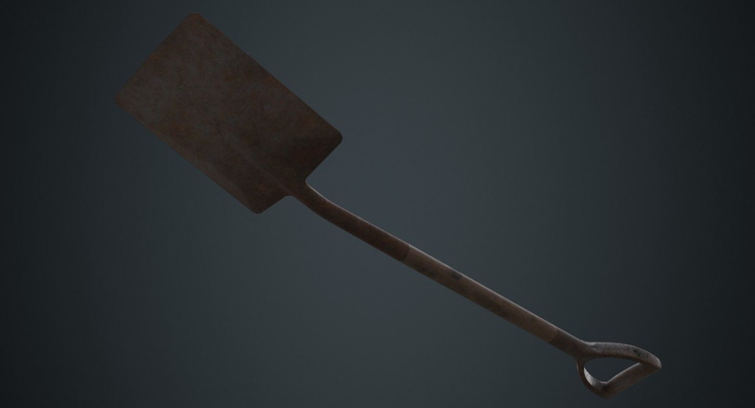 Spade 1C Low-poly 3D model_4