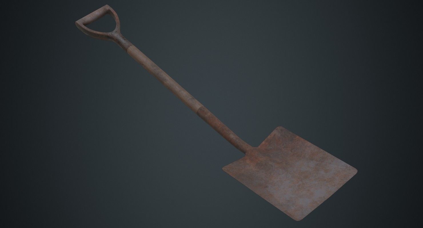 Spade 1C Low-poly 3D model_1