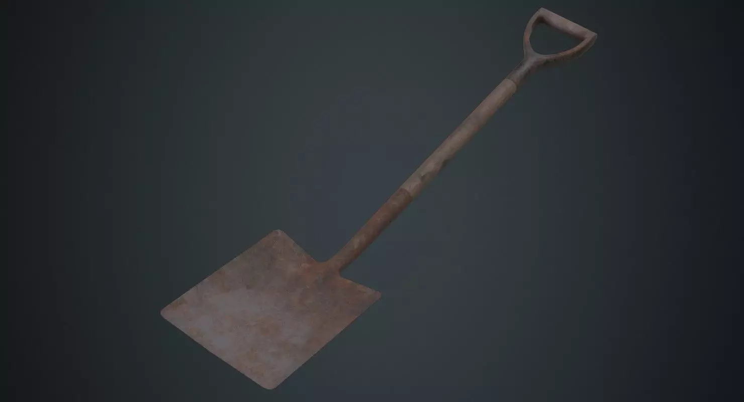 Spade 1C Low-poly 3D model_0