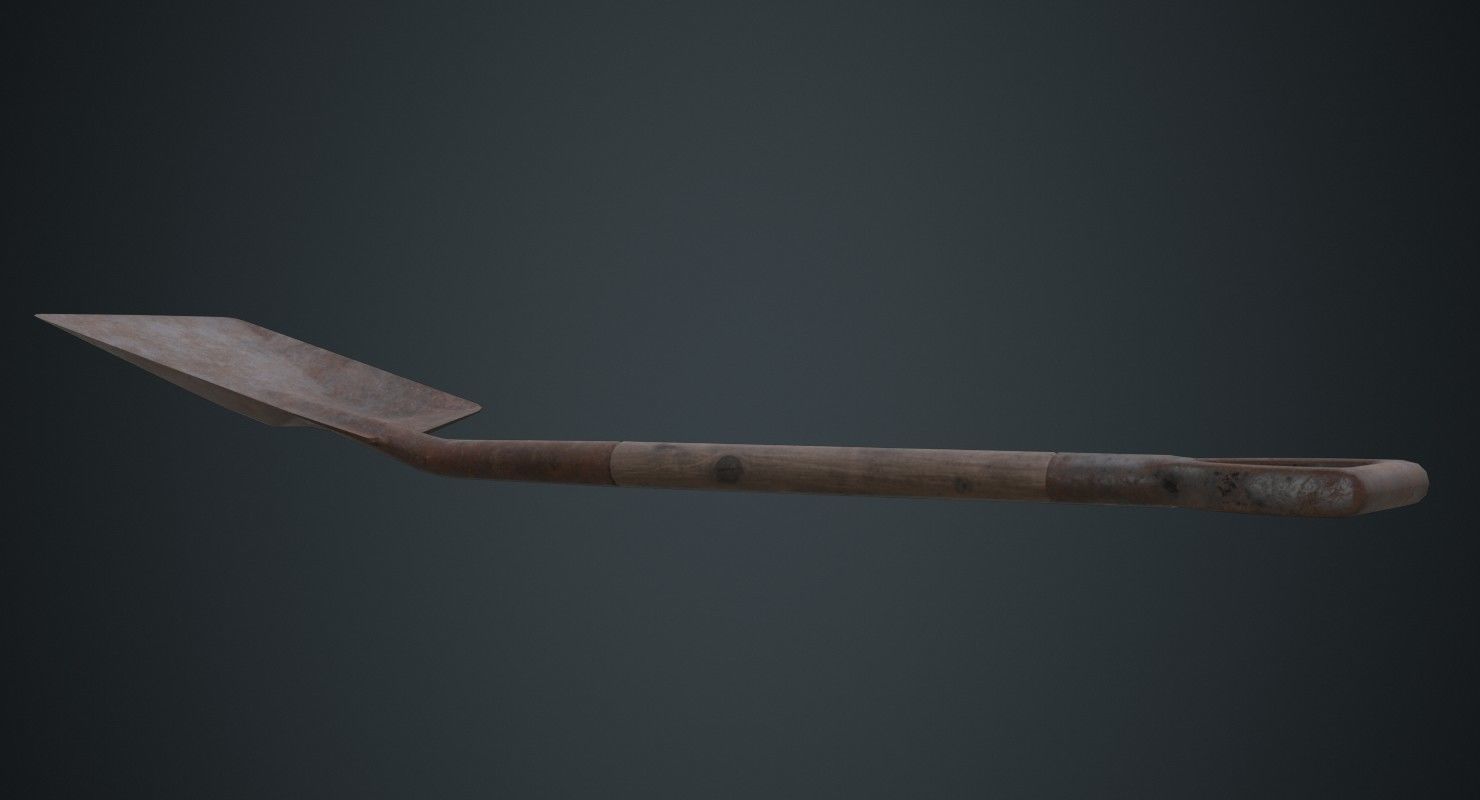 Spade 1C Low-poly 3D model_3