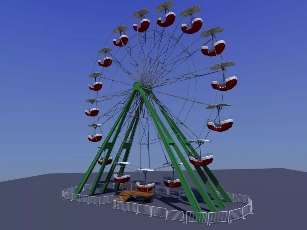 Ferris Wheel 3D model_0