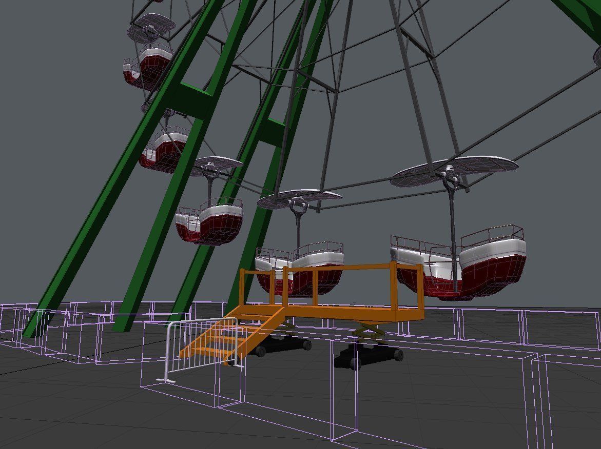 Ferris Wheel 3D model_5