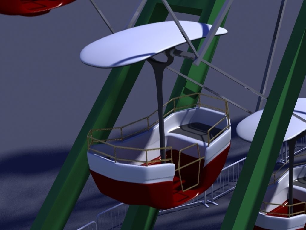 Ferris Wheel 3D model_3