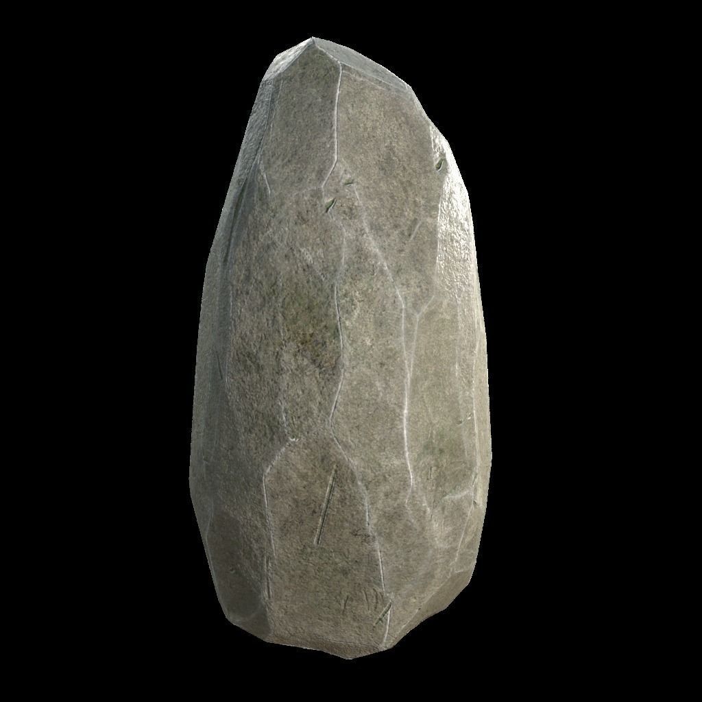 Dry Stone 2 Low-poly 3D model_3