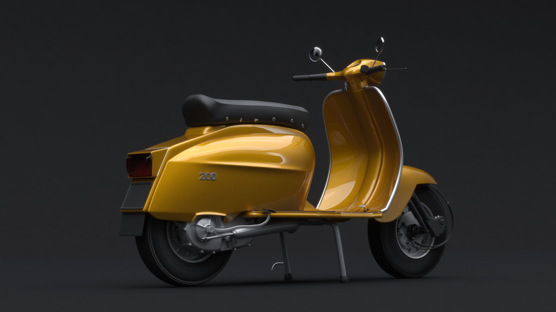 Lambretta Jet 200 3D model_1
