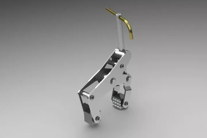 Clamp metal trigger Free 3D model
