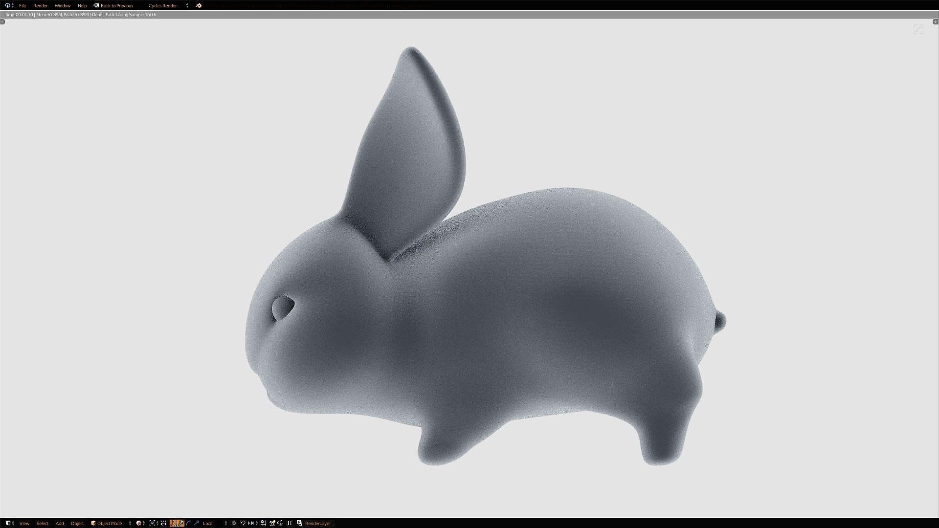Baby Rabbit - Little Baguette 3D print model_2