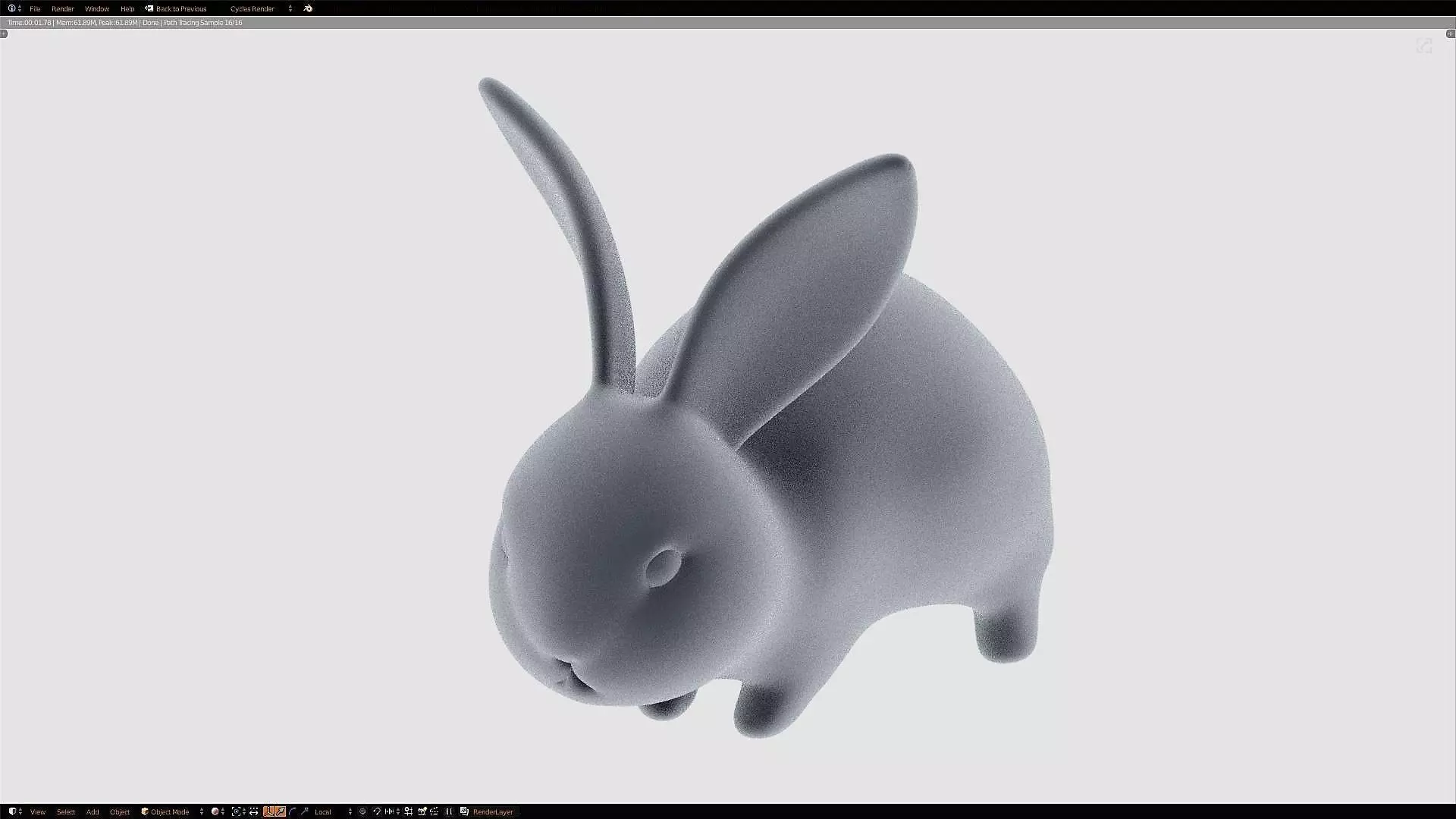 Baby Rabbit - Little Baguette 3D print model_0