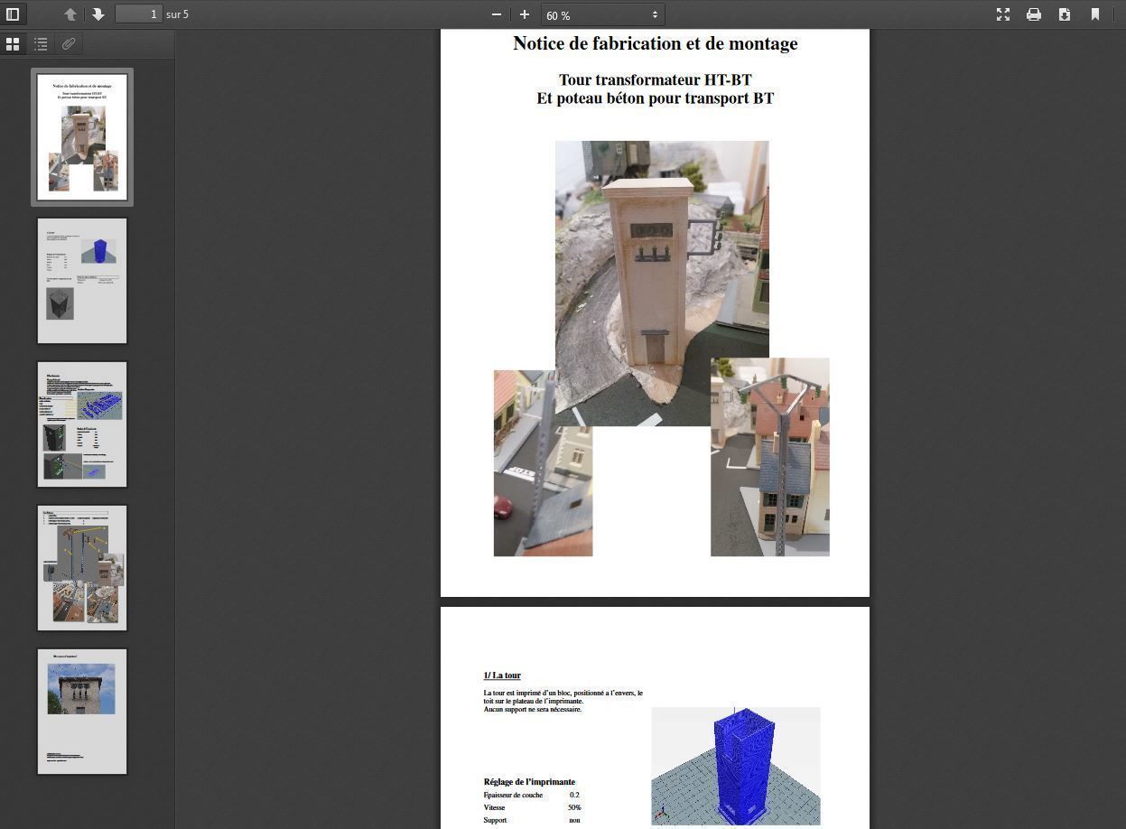 Electric transformation station Modelisme HO 3D print model_3