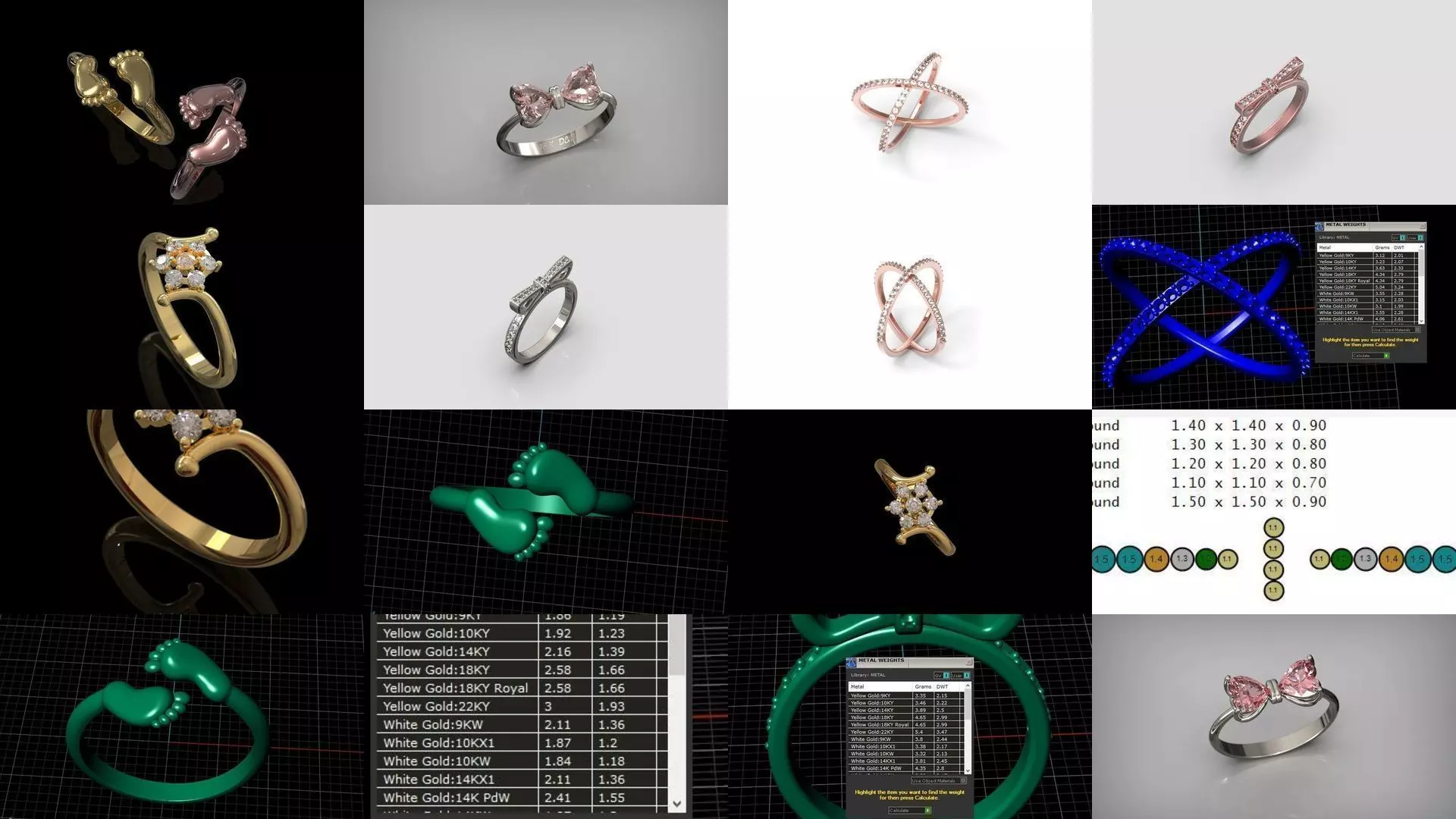 Ring Jewelry 3D Model Collection_0