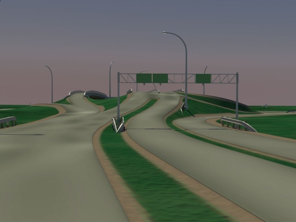HighWay Overpass 3D model_5