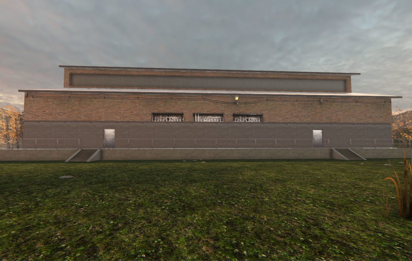 Industrial Building 6 Low-poly 3D model_5