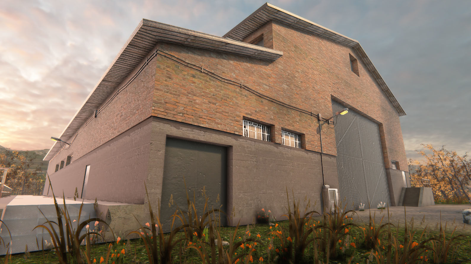 Industrial Building 6 Low-poly 3D model_12