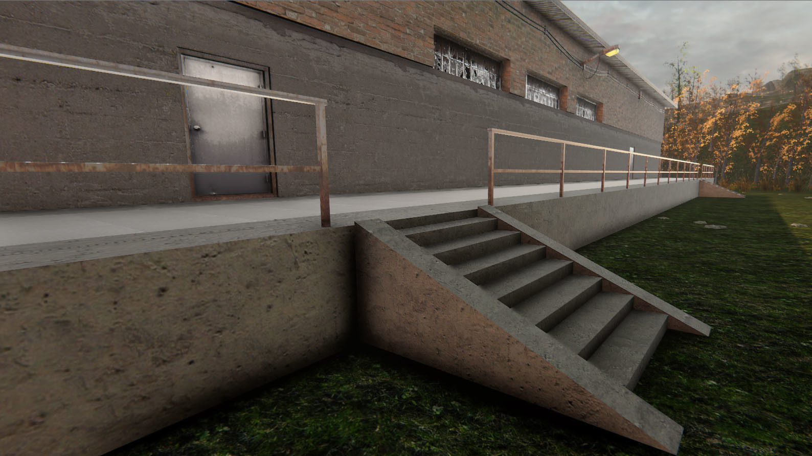 Industrial Building 6 Low-poly 3D model_2