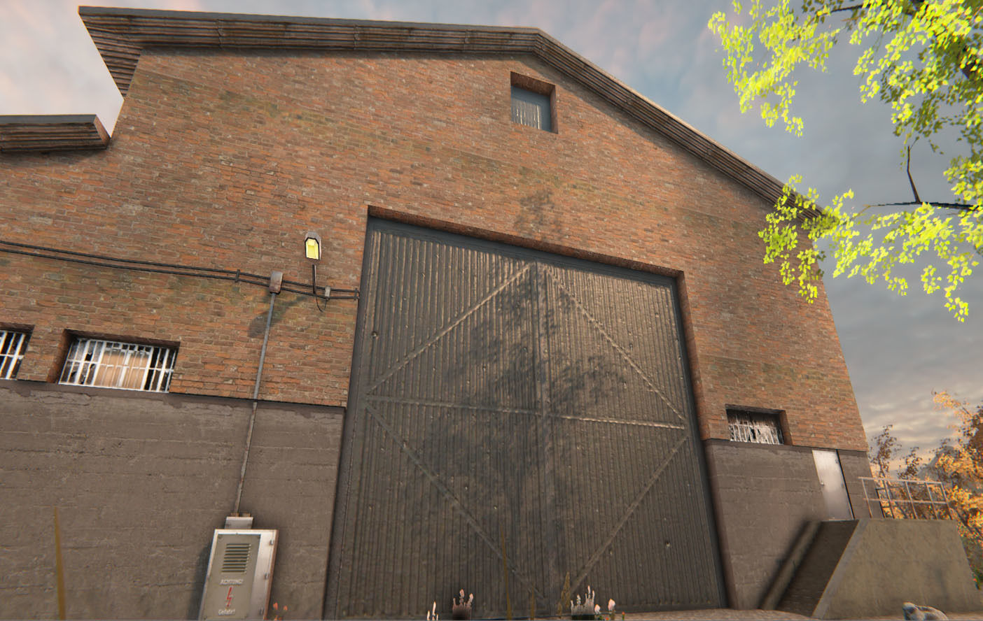 Industrial Building 6 Low-poly 3D model_9