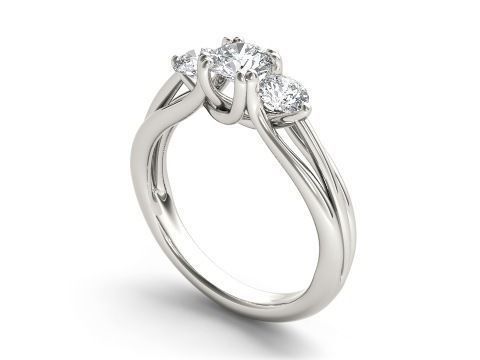 Engagement ring - 78 3D print model