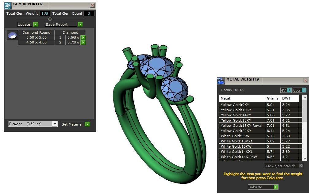Engagement ring - 78 3D print model_2