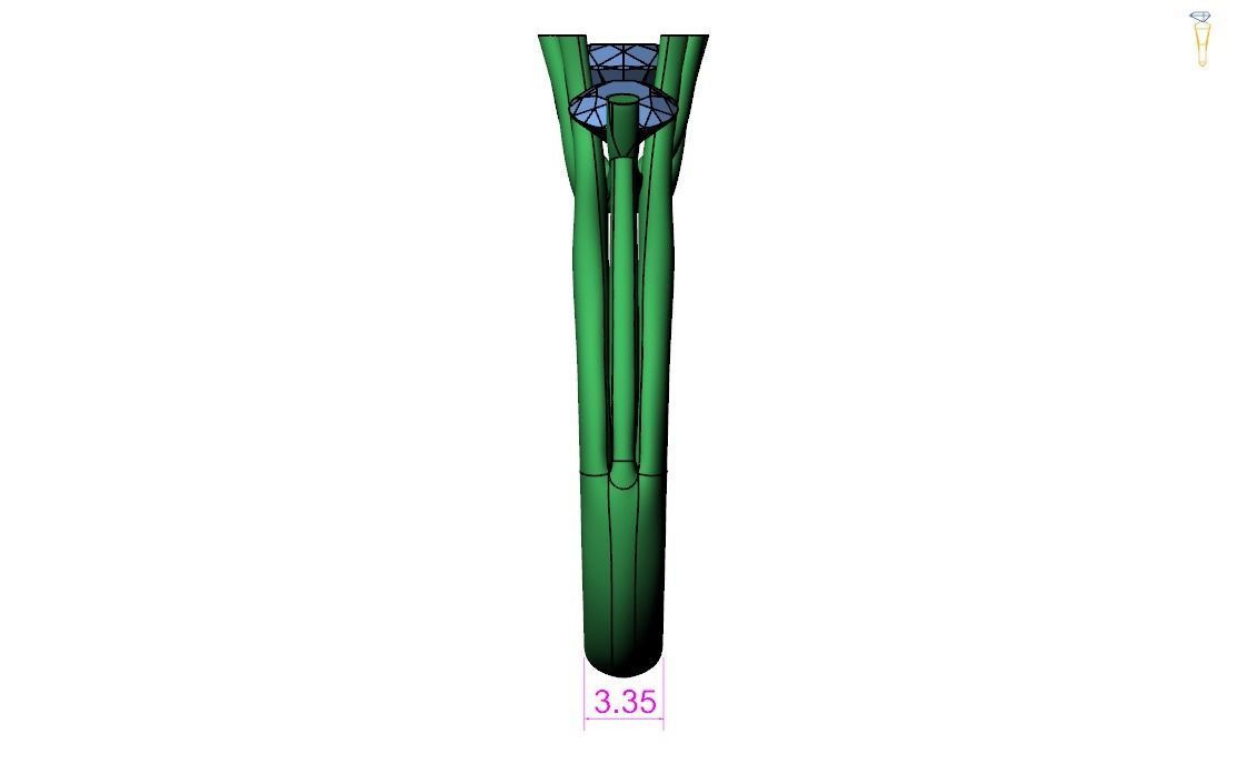 Engagement ring - 78 3D print model_1