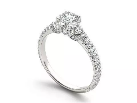 Engagement ring -77 3D print model_0