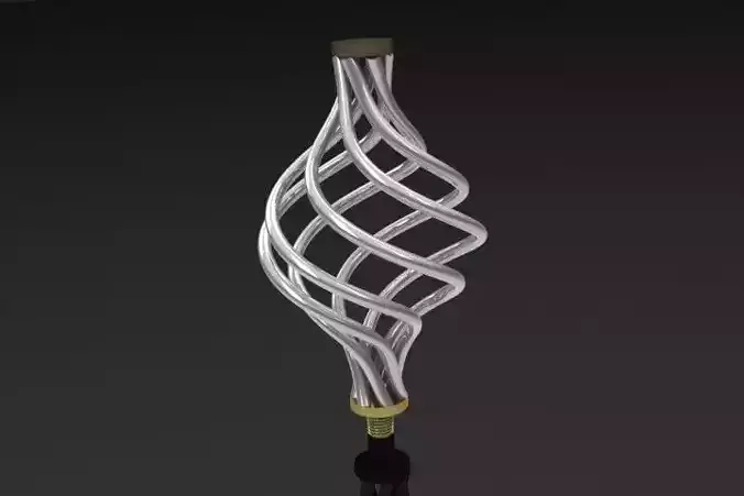 Twisted Model spiral object