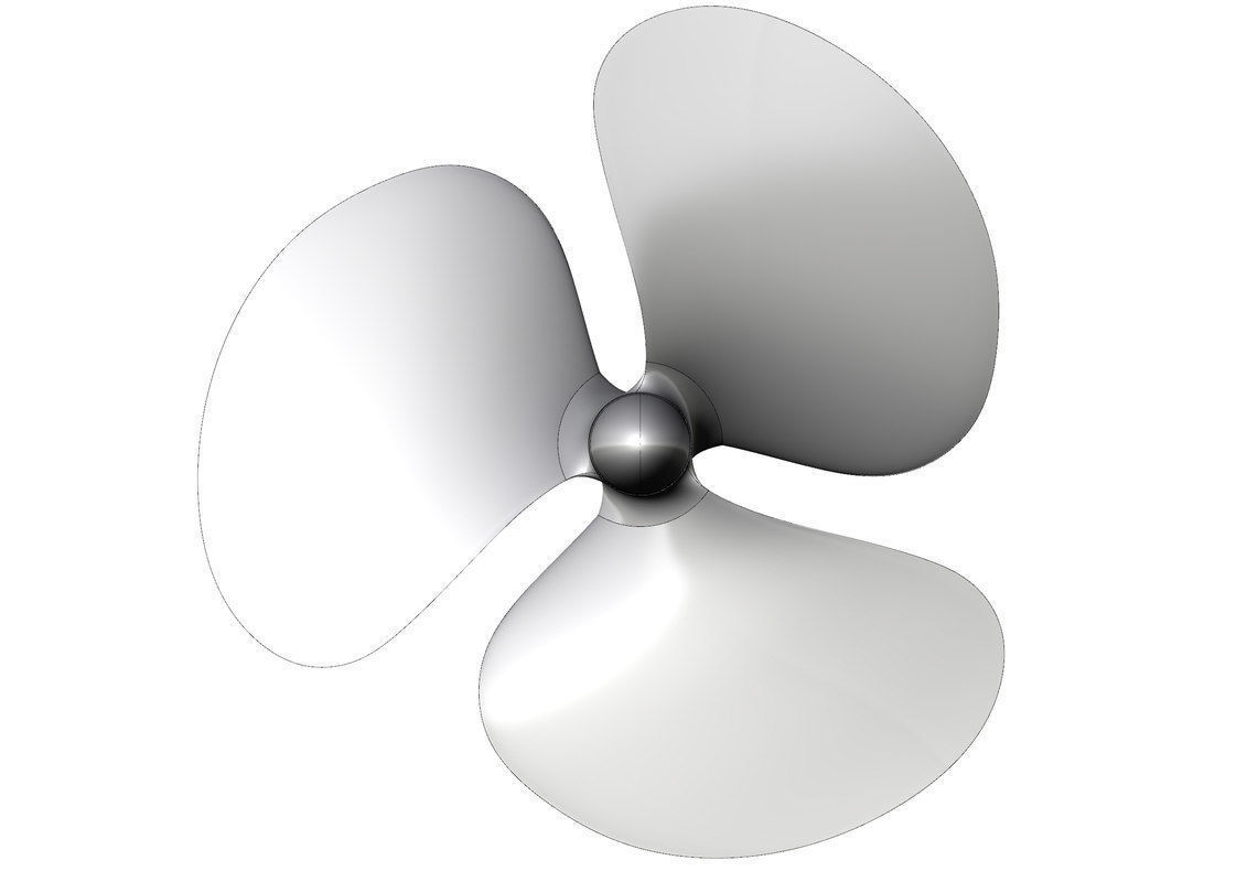 3 BLADE PROPELLER-NURBS 3D model_4