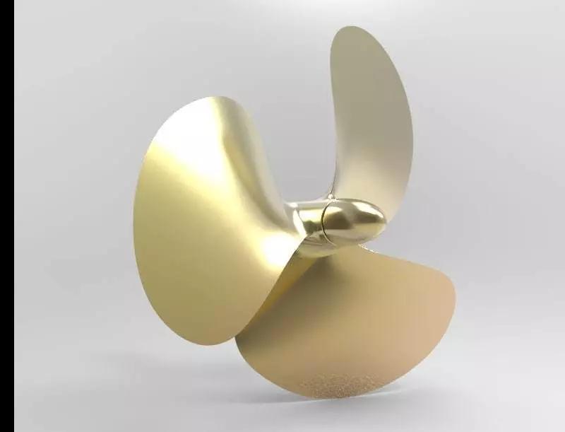 3 BLADE PROPELLER-NURBS 3D model_0