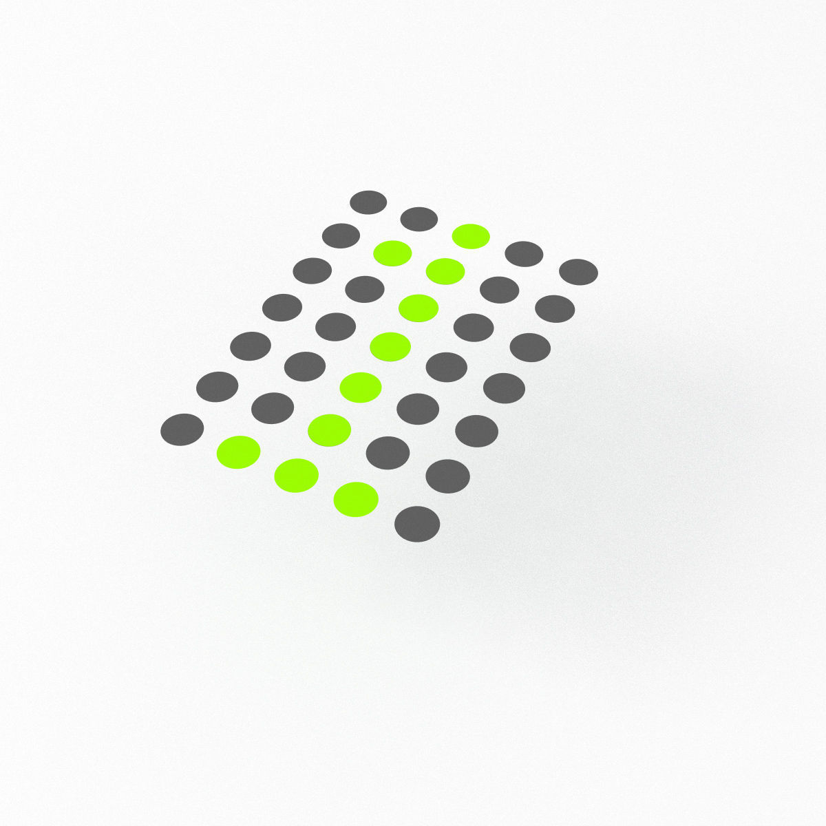 LED Dot Matrix Display - XPresso controlled 3D model_5