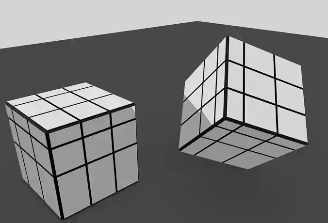 mirror cube 3x3