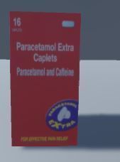 Paracetamol extra caplets Free low-poly 3D model